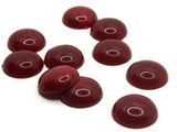 10 18mm Swirling Dark Red Round Cabochons Vintage Lucite Cabochons Vintage Plastic Cabs Jewelry Making Supplies Acrylic Flat Back Tiles