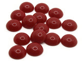 16 11mm Red Round Cabochons Vintage Lucite Cabochons Vintage Plastic Cabs Jewelry Making Supplies Acrylic Flat Back Tiles Smileyboy