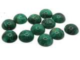 12 19mm Round Swirling Green Flatback Cabochons Vintage Lucite Plastic Cabochons Jewelry Making Supplies Jewelry Findings