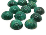 12 19mm Round Swirling Green Flatback Cabochons Vintage Lucite Plastic Cabochons Jewelry Making Supplies Jewelry Findings