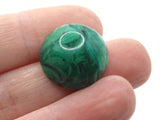 12 19mm Round Swirling Green Flatback Cabochons Vintage Lucite Plastic Cabochons Jewelry Making Supplies Jewelry Findings