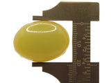 7 28mm Yellow Vintage Lucite Oval Flat Back Cabochons Jewelry Making and Mosaic Supplies Plastic Tiles Smileyboy