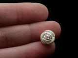10 11mm Pearl Flower Plastic Shank Buttons Sewing Notions Jewelry Making Beading Supplies Sewing Supplies