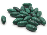 20 21mm Swirling Dark Green Oval Acrylic Beads Plastic Beads Jewelry Making Beading Supplies Loose Beads to String Smileyboy