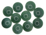 8 23mm Round Green Speckled Flatback Cabochons Vintage Lucite Plastic Cabochons Jewelry Making Supplies Jewelry Findings
