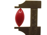 12 23mm Red Marquis Cabochons Vintage Lucite Plastic Cabochons Jewelry Making Beading Supplies