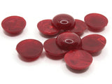 10 18mm Swirling Dark Red Round Cabochons Vintage Lucite Cabochons Vintage Plastic Cabs Jewelry Making Supplies Acrylic Flat Back Tiles