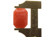 6 25mm x 18mm Red Swirling Rectangle Flatback Cabochons Vintage Lucite Plastic Cabochon Mosaic Supplies Jewelry Making Smileyboy
