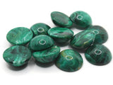 12 19mm Round Swirling Green Flatback Cabochons Vintage Lucite Plastic Cabochons Jewelry Making Supplies Jewelry Findings