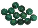 12 19mm Round Swirling Green Flatback Cabochons Vintage Lucite Plastic Cabochons Jewelry Making Supplies Jewelry Findings