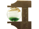 4 20mm Brown White and Green Swirling Coin Beads Flat Round Lampwork Glass Beads Jewelry Making and Beading Supplies