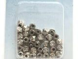 35 Pieces Silver Tone Metal Spacer Beads Jewelry Essentials Findings