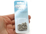 35 Pieces Silver Tone Metal Spacer Beads Jewelry Essentials Findings