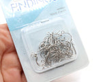 30 pieces Silver Tone Earring Hooks Jewelry Essentials Findings