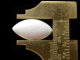 10 24mm White Marquis Cabochons Vintage Lucite Plastic Cabochons Jewelry Making Beading Supplies