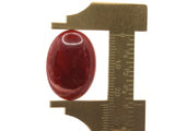 6 25mm x 18mm Dark Red Red Swirling Oval Vintage Lucite Plastic Flat Back Cabochons Mosaic Supplies Jewelry Making