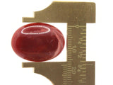 6 25mm x 18mm Dark Red Red Swirling Oval Vintage Lucite Plastic Flat Back Cabochons Mosaic Supplies Jewelry Making