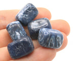 10 18mm Blue Rectangle Beads Vintage Lucite Beads Jewelry Beads Plastic Beads Loose Beads to String Jewelry Making Beading Supplies