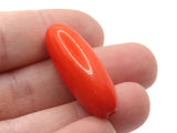 12 32mm Mixed Color Oval Acrylic Beads Plastic Beads Jewelry Making Beading Supplies Loose Beads to String Smileyboy