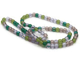 4mm Smooth Round Mixed Color Glass Beads Pink Purple and Green Mix Jewelry Making Beading Supplies Loose Spacer Beads Glass Beads