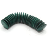 24 20mm Green Wood Beads Vintage Flat Saucer Disc Beads Wooden Green Beads Jewelry Making Beading Supplies Smileyboy
