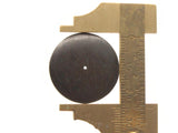 25 25mm Black Wood Beads Vintage Flat Saucer Disc Beads Wooden Black Beads Jewelry Making Beading Supplies Smileyboy