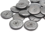 25 25mm Black Wood Beads Vintage Flat Saucer Disc Beads Wooden Black Beads Jewelry Making Beading Supplies Smileyboy