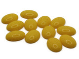 12 18mm Yellow Cabochons Vintage Lucite Cabochons Oval Cabochons Flat Back Cabochons Tiles Jewelry Making Supplies Plastic Tiles Smileyboy