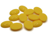 12 18mm Yellow Cabochons Vintage Lucite Cabochons Oval Cabochons Flat Back Cabochons Tiles Jewelry Making Supplies Plastic Tiles Smileyboy