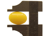 12 18mm Yellow Cabochons Vintage Lucite Cabochons Oval Cabochons Flat Back Cabochons Tiles Jewelry Making Supplies Plastic Tiles Smileyboy