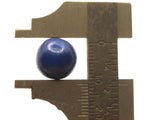 16 12mm Round Blue Wood Beads Lightweight Wooden Ball Bead Jewelry Making Beading Supplies