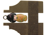 2 20mm Alloy Metal Yellow Kimono Girl Pendants Gold Tone Jewelry Making Beading Supplies