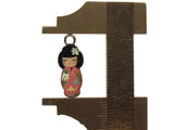 2 20mm Alloy Metal Pink Kimono Girl Pendants Gold Tone Jewelry Making Beading Supplies