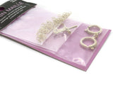63 Pieces Chain Maille Closure Mix and 3mm Jump Rings Silver Tone Metal Link Rings and Clasps Jewelry Essentials Findings