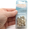 36 Pieces Silver Tone Metal Spacer Beads Jewelry Essentials Findings