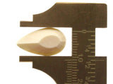 20 20mm Faceted Teardrop Cabochons Off-White Cabochons Vintage West Germany Plastic Cabochons Jewelry Making Beading Supplies