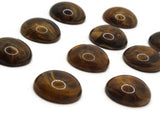 10 18mm Tortoise Shell Brown Vintage Lucite Plastic Round Flat Back Cabochons Jewelry Making Beading Supplies