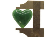4 25mm Green Swirling Heart Cabochons Vintage Lucite Cabochons Loose Plastic Tiles Jewelry Making