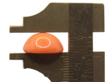 7 14mm Orange Vintage Lucite Cabochons Flat Back Cabochons Plastic Dome Cabochons Loose Cabochons Jewelry Making Tiles