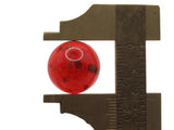 12 15mm Red Speckled Vintage Lucite Cabochons Flatback Cabochons Plastic Dome Cabochons Jewelry Making and Mosaic Tiles