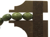 45 10mm Green Wooden Oval Beads Wood Spacer Beads Large Hole Beads Jewelry Making Beading Supplies Smileyboy