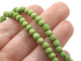 87 5mm Round Green Vintage Small Spacer Bead Wooden Ball Beads Jewelry Making Beading Supplies Smileyboy Loose Beads to String