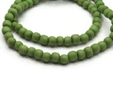87 5mm Round Green Vintage Small Spacer Bead Wooden Ball Beads Jewelry Making Beading Supplies Smileyboy Loose Beads to String