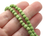 87 5mm Round Green Vintage Small Spacer Bead Wooden Ball Beads Jewelry Making Beading Supplies Smileyboy Loose Beads to String