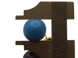 30 13mm Mixed Color Round Wood Large Hole Beads Wooden Beads Jewelry Making Beading Supplies Loose Beads to String