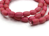 44 10mm Pink Wooden Oval Beads Wood Spacer Beads Large Hole Beads Jewelry Making Beading Supplies Smileyboy