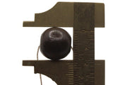 30 13mm Mixed Color Brown Round Wood Large Hole Beads Wooden Beads Jewelry Making Beading Supplies Loose Beads to String