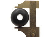 6 25mm Large Hole Round Black Beads Vintage Plastic Beads Jewelry Making Beading Supplies Loose Beads to String bA2
