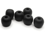 6 25mm Large Hole Round Black Beads Vintage Plastic Beads Jewelry Making Beading Supplies Loose Beads to String bA2