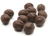 12mm Dark Brown Twisting Oval Beads Vintage Plastic New Old Stock Beads to String Jewelry Making Beading Supplies